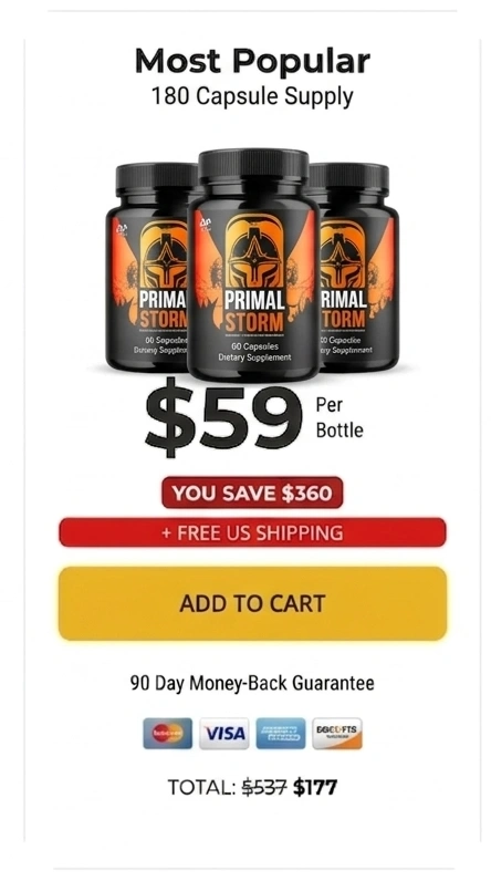 Primal Storm - 3 Bottle